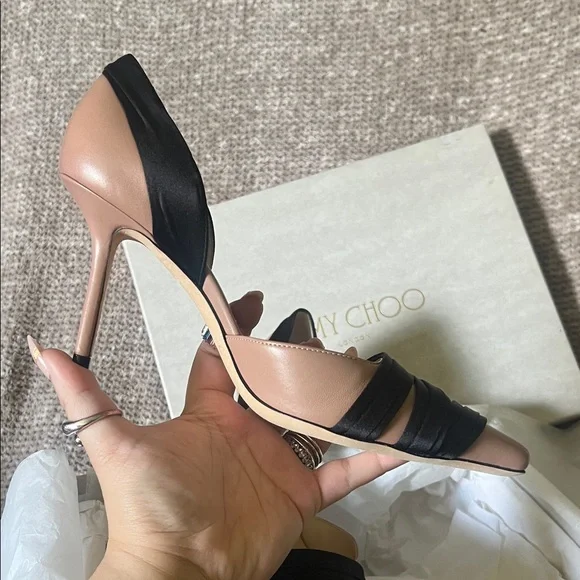 Jimmy Choo Lyrin 85 Ballet Pink - Picture 6 of 7